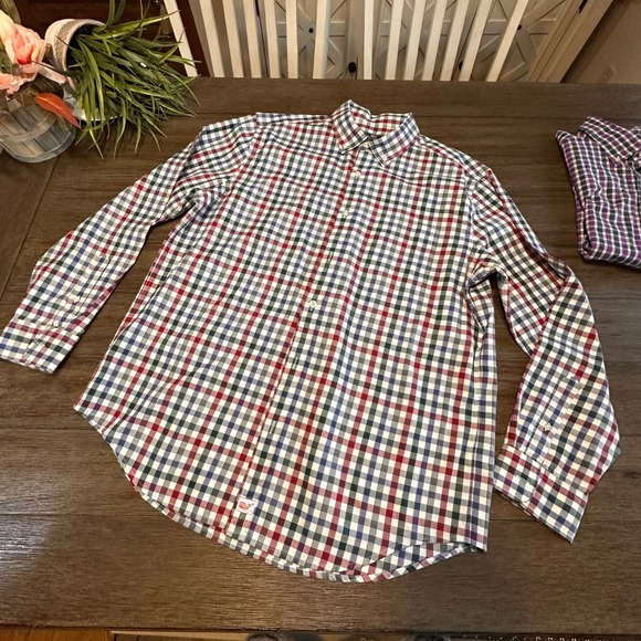 Vineyard Vines Bundle of 3 Mens L 100% Cotton Long Sleeve Button Down Shirts - Picture 4 of 12